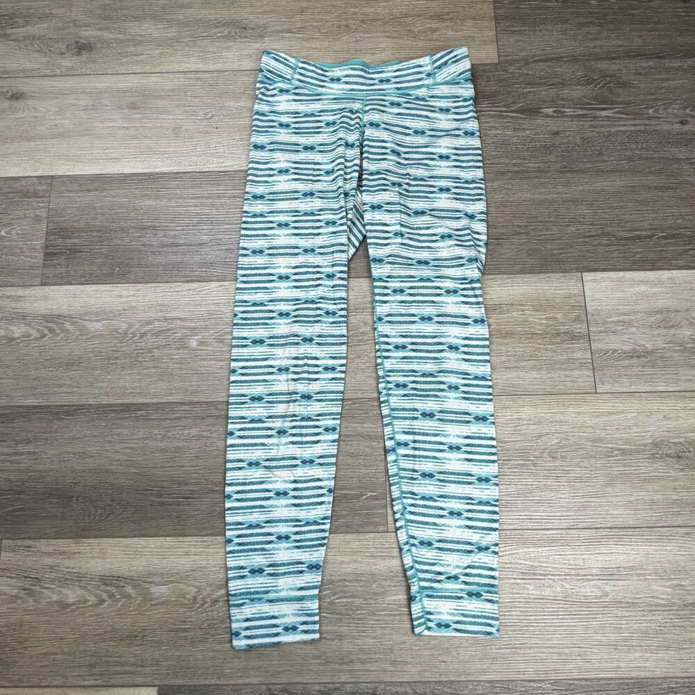 Patagonia Leggings Girls Size 14 Blue Capilene Baselayer Winter Thermal